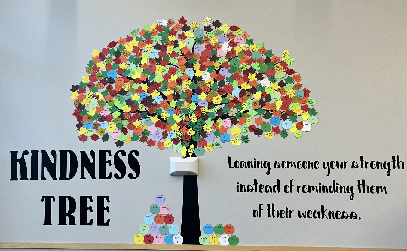 Kindness Tree Sprouts at Fisher