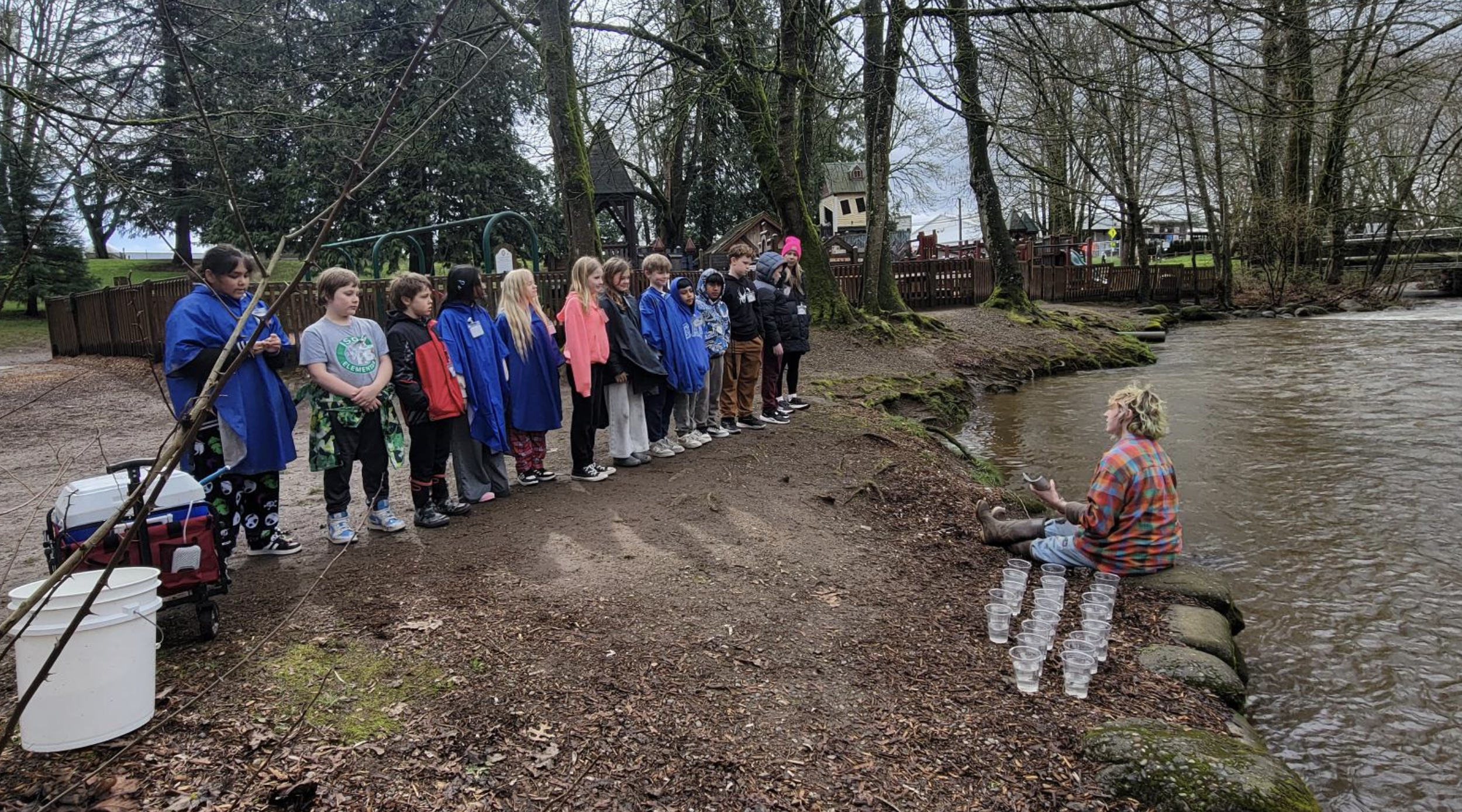 Lynden Fourth Graders Studying Salmon