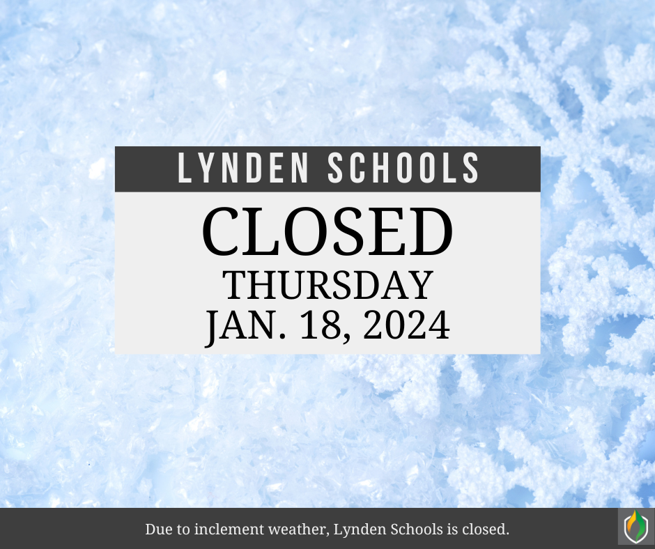 Lynden Schools Closed Thursday, Jan. 18