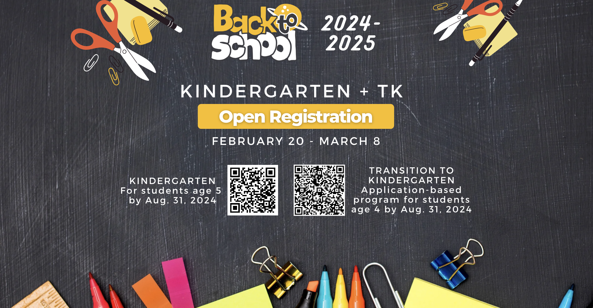 Kindergarten Registration Opens Feb. 20