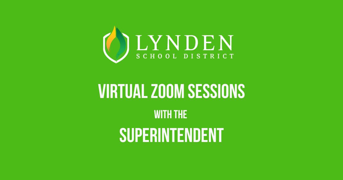 Zoom Sessions with the Superintendent