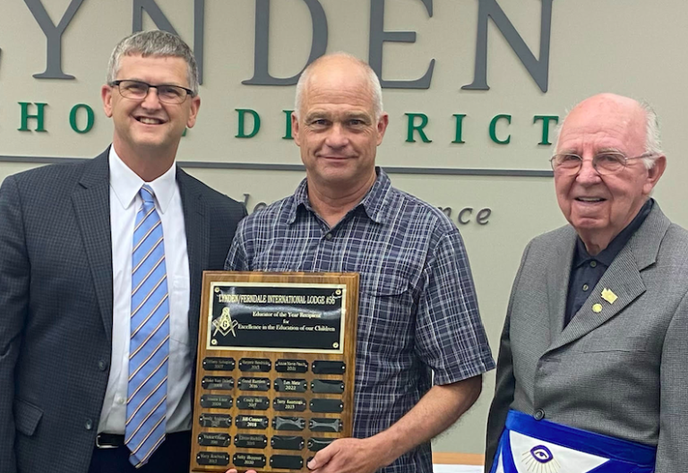 Educator of the Year Lynden Middle School
