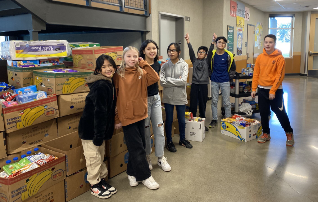 Fisher Food Drive Helps Community – Lynden School District